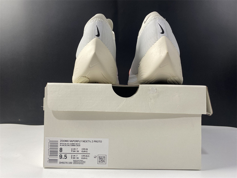 nike zoomx vaporfly next 2 white black - dh9276-100