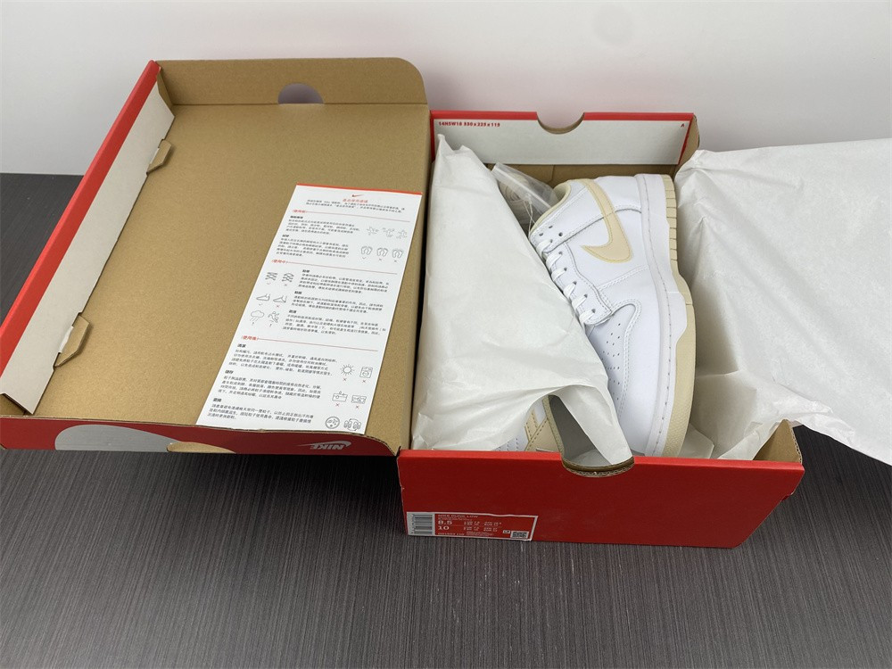 nike dunk low “pearl white dunk dd1503-110