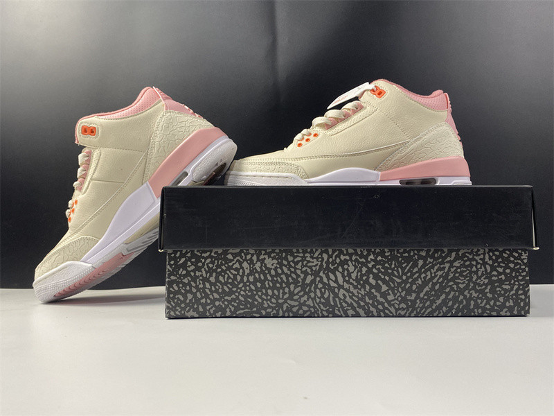 air jordan 3 sail pink ck9246-116