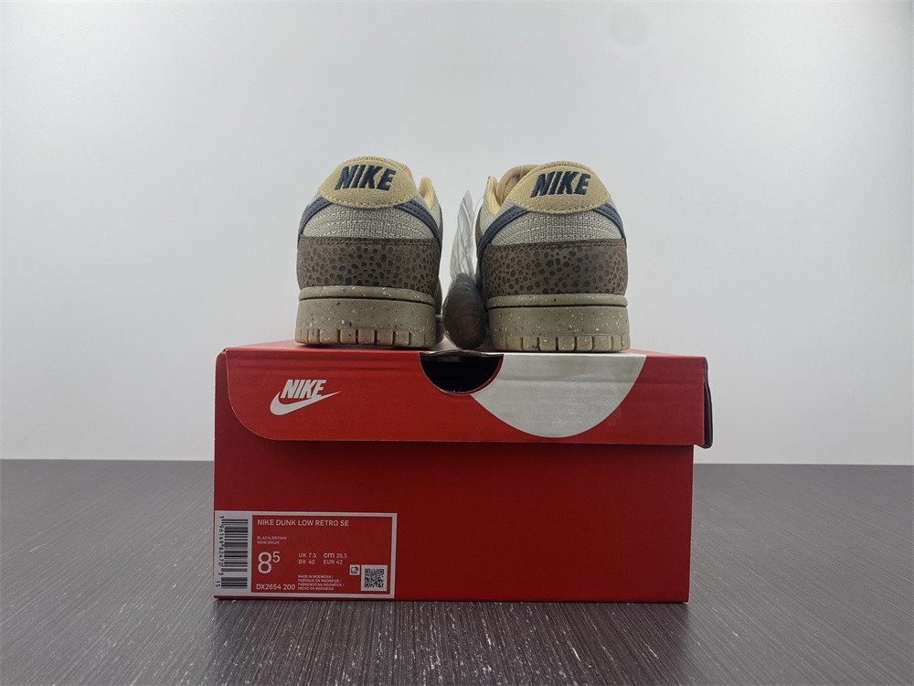 nike dunk low safari G01den moss - dx2654-200