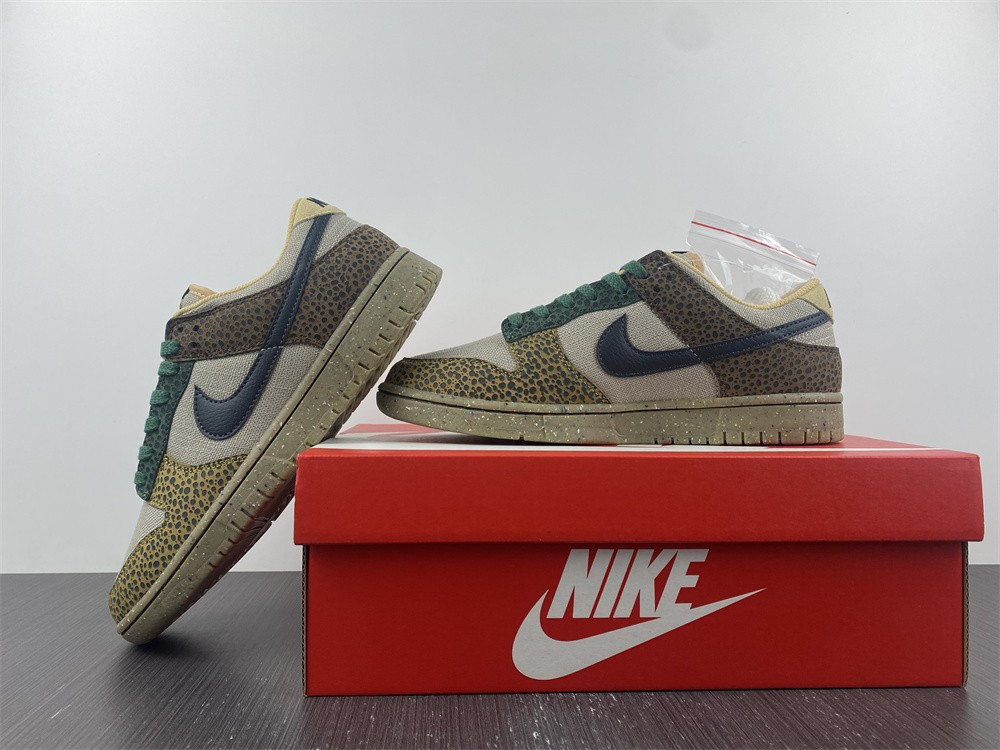 nike dunk low safari G01den moss - dx2654-200