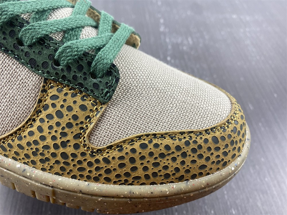 nike dunk low safari G01den moss - dx2654-200