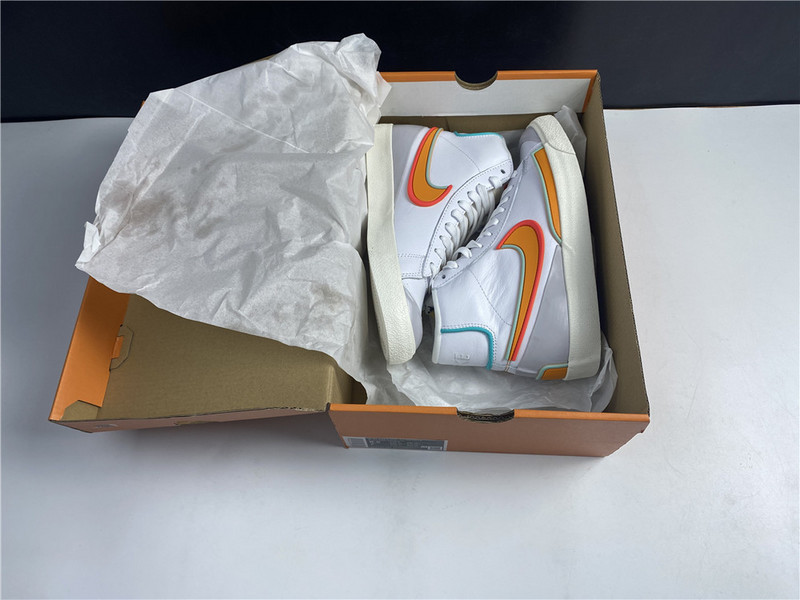 nike blazer mid 77 infinite kumquat (w) - dc1746-100