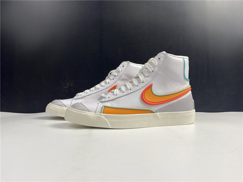 nike blazer mid 77 infinite kumquat (w) - dc1746-100