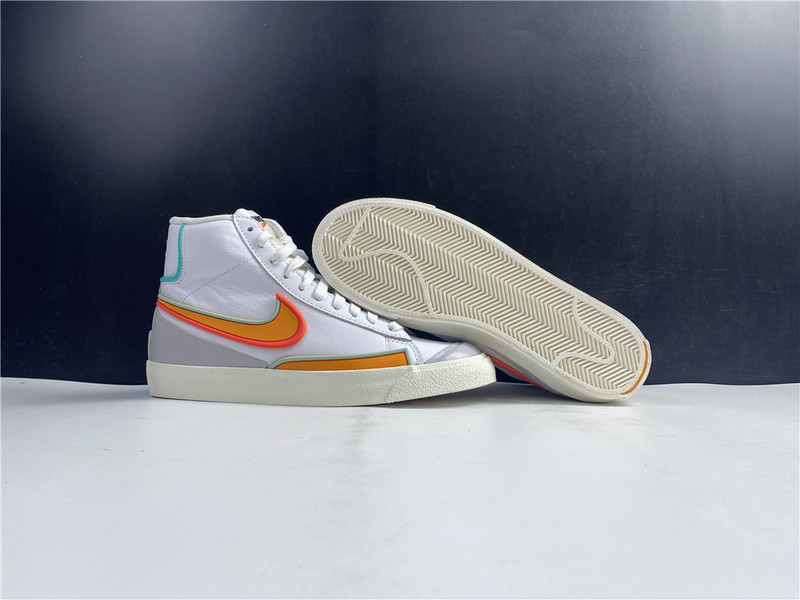 nike blazer mid 77 infinite kumquat (w) - dc1746-100