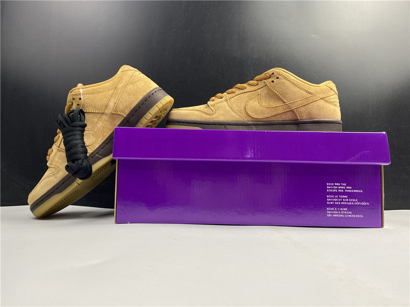 nike sb dunk low wheat mocha bq6817-204