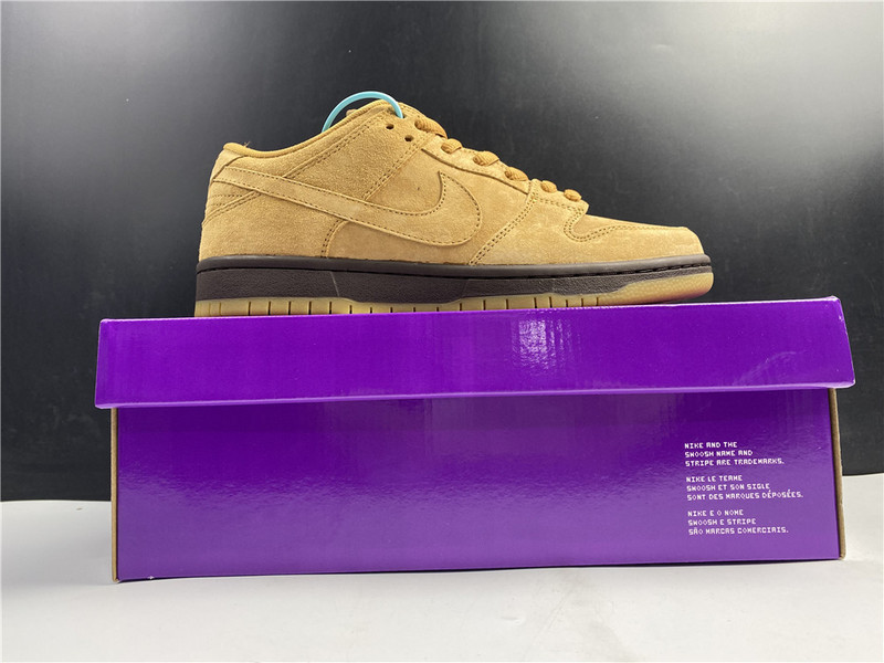 nike sb dunk low wheat mocha bq6817-204