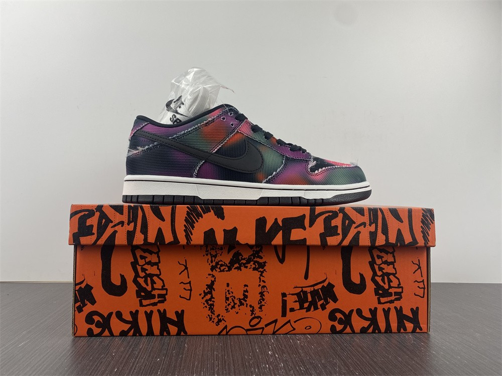 nike dunk low graffiti pink - dm0108-002