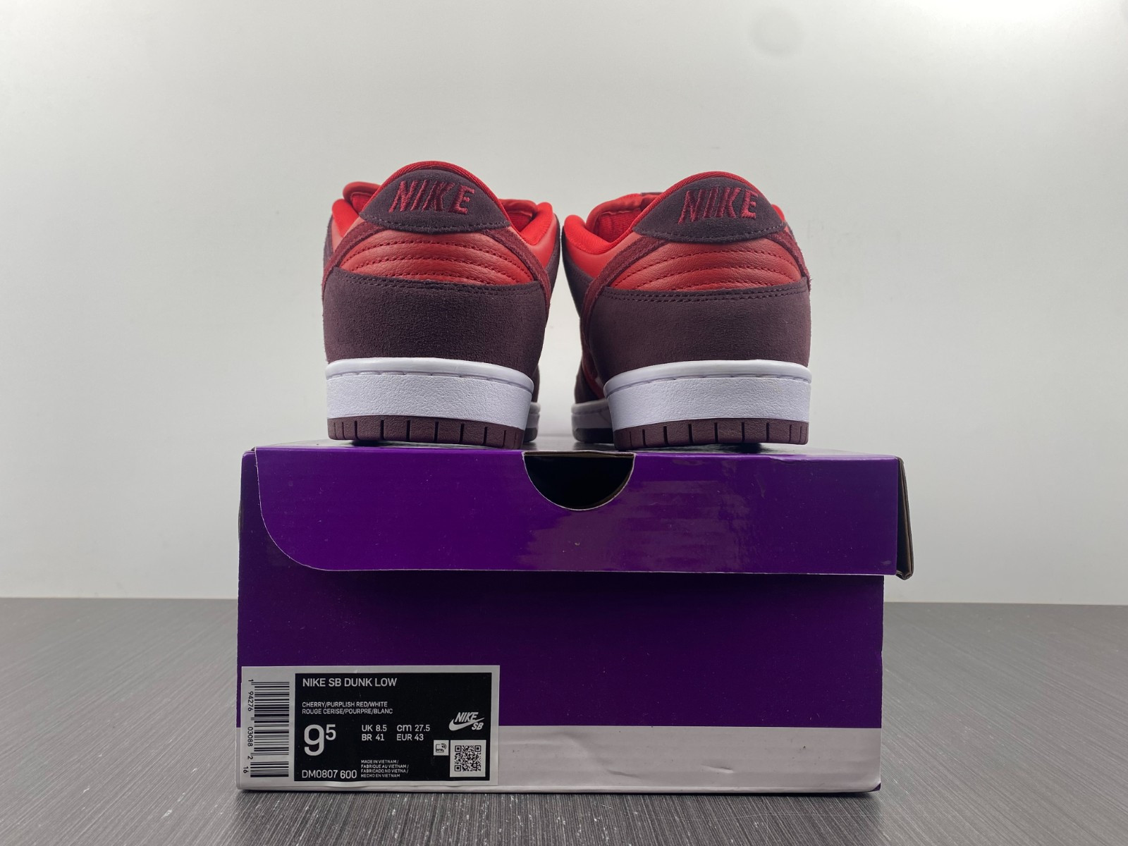 nike sb dunk low cherry - dm0807-600