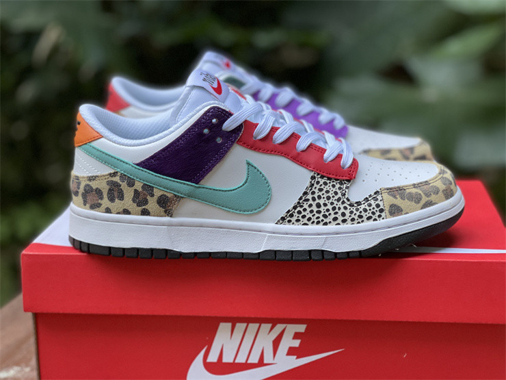 nike dunk low safari mix (women''s) - dn3866-100