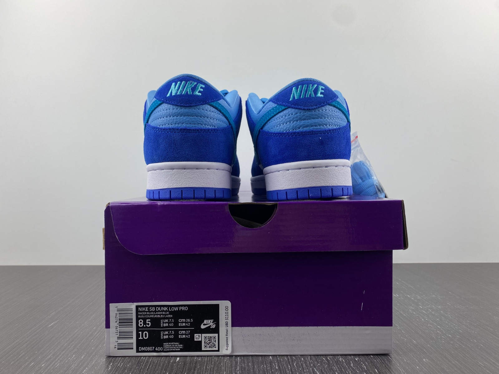 nike sb dunk low blue raspberry - dm0807-400