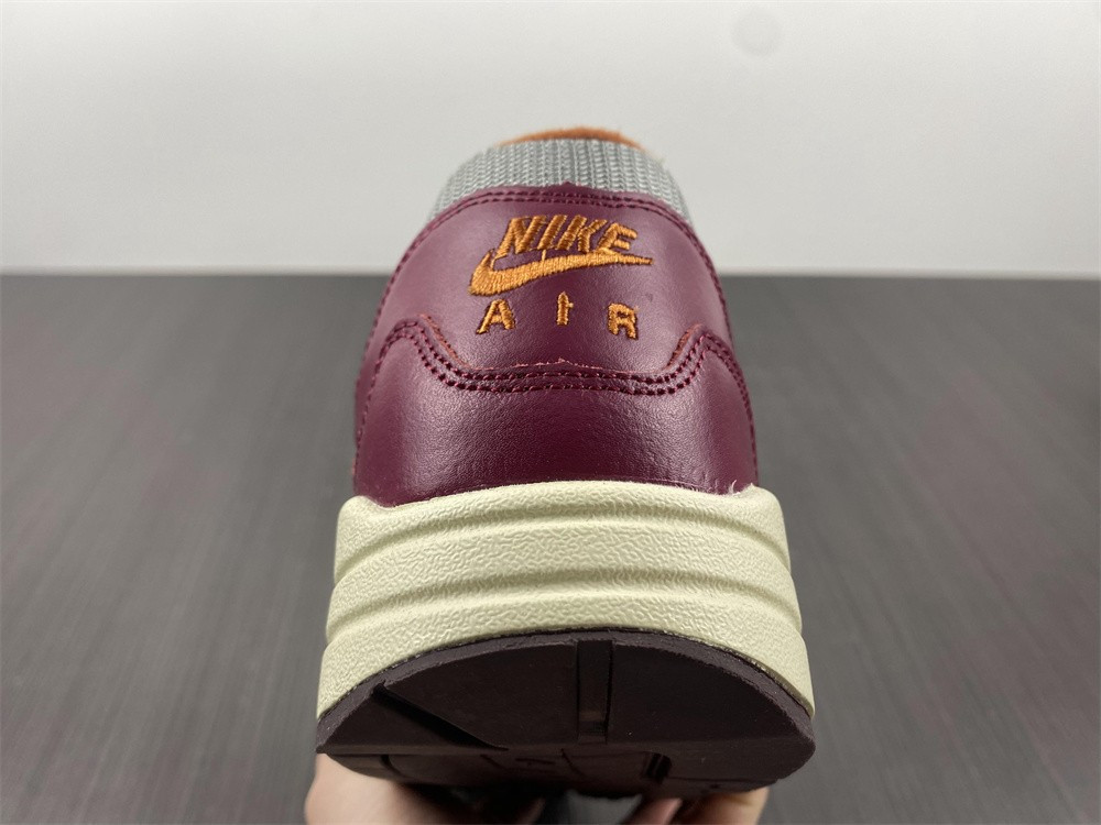 nike air max 1 patta waves rush maroon (with bracelet) do9549-001