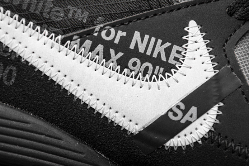 owt nike air max 90 black aa7293-001