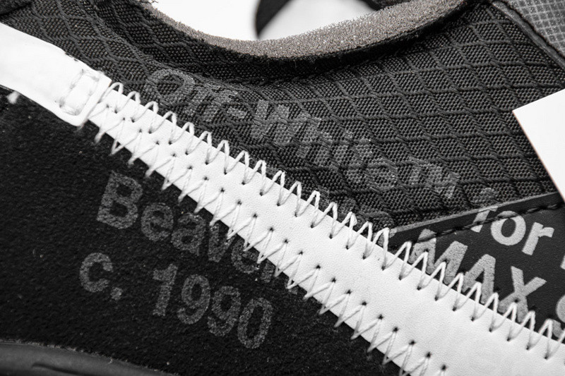 owt nike air max 90 black aa7293-001