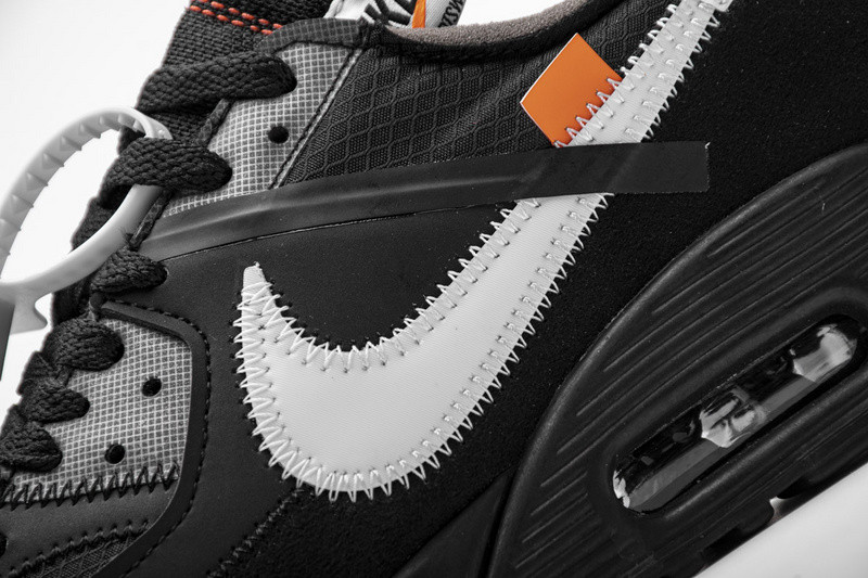 owt nike air max 90 black aa7293-001