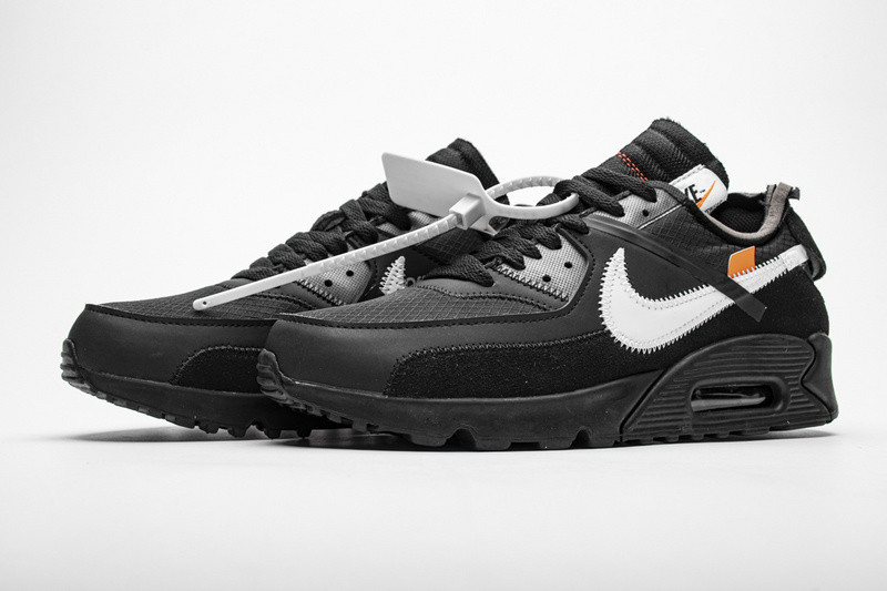 owt nike air max 90 black aa7293-001