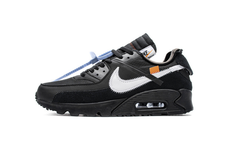 owt nike air max 90 black aa7293-001