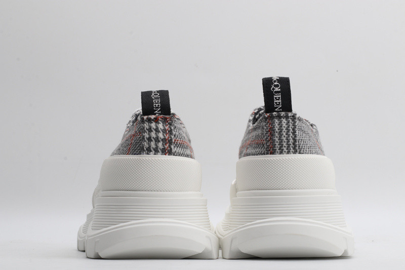 alex mcq tread slick lace up in plaid