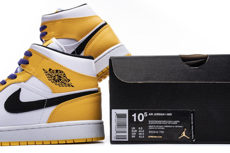 air jordan 1 mid se lakers 852542-700