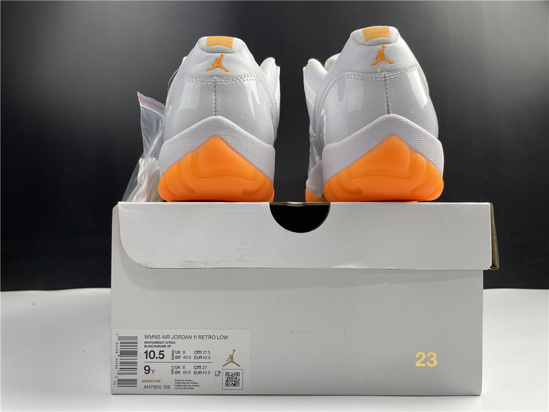 air jordan 11 low wmns “citrus ah7860-139