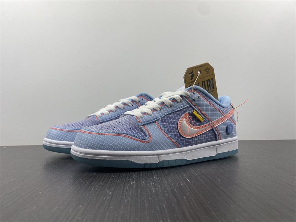 union x nike dunk low blue dj9649-400