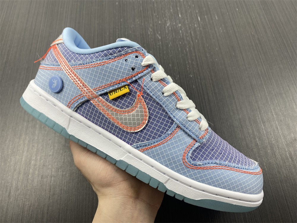 union x nike dunk low blue dj9649-400