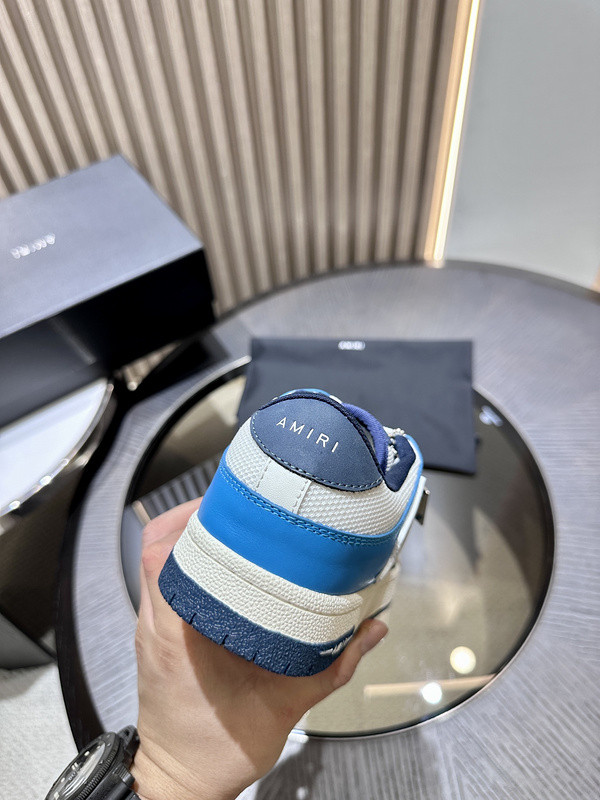 amiri skel top leather sneakers