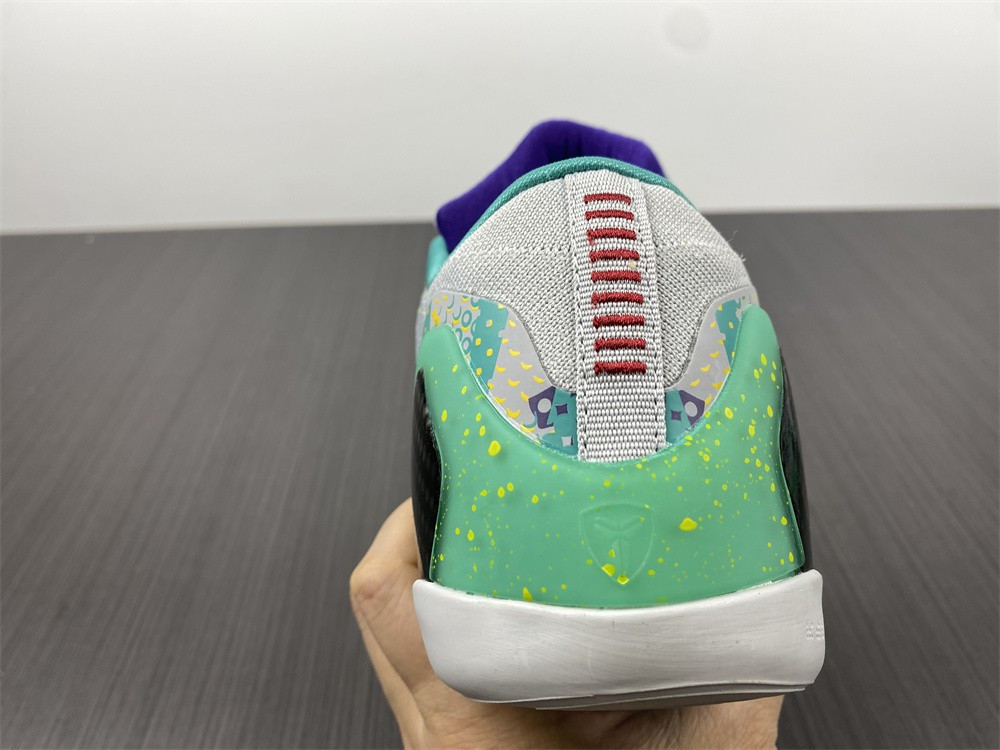 nike kobe 9 elite low grey green 630487-005