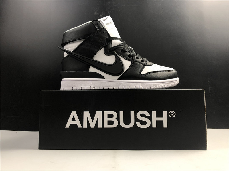 nike dunk high ambush black white - cu7544-001