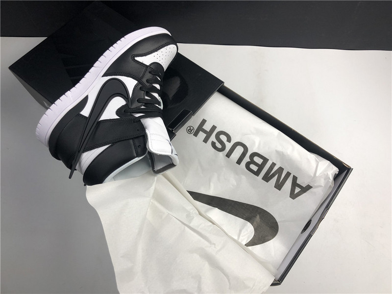 nike dunk high ambush black white - cu7544-001