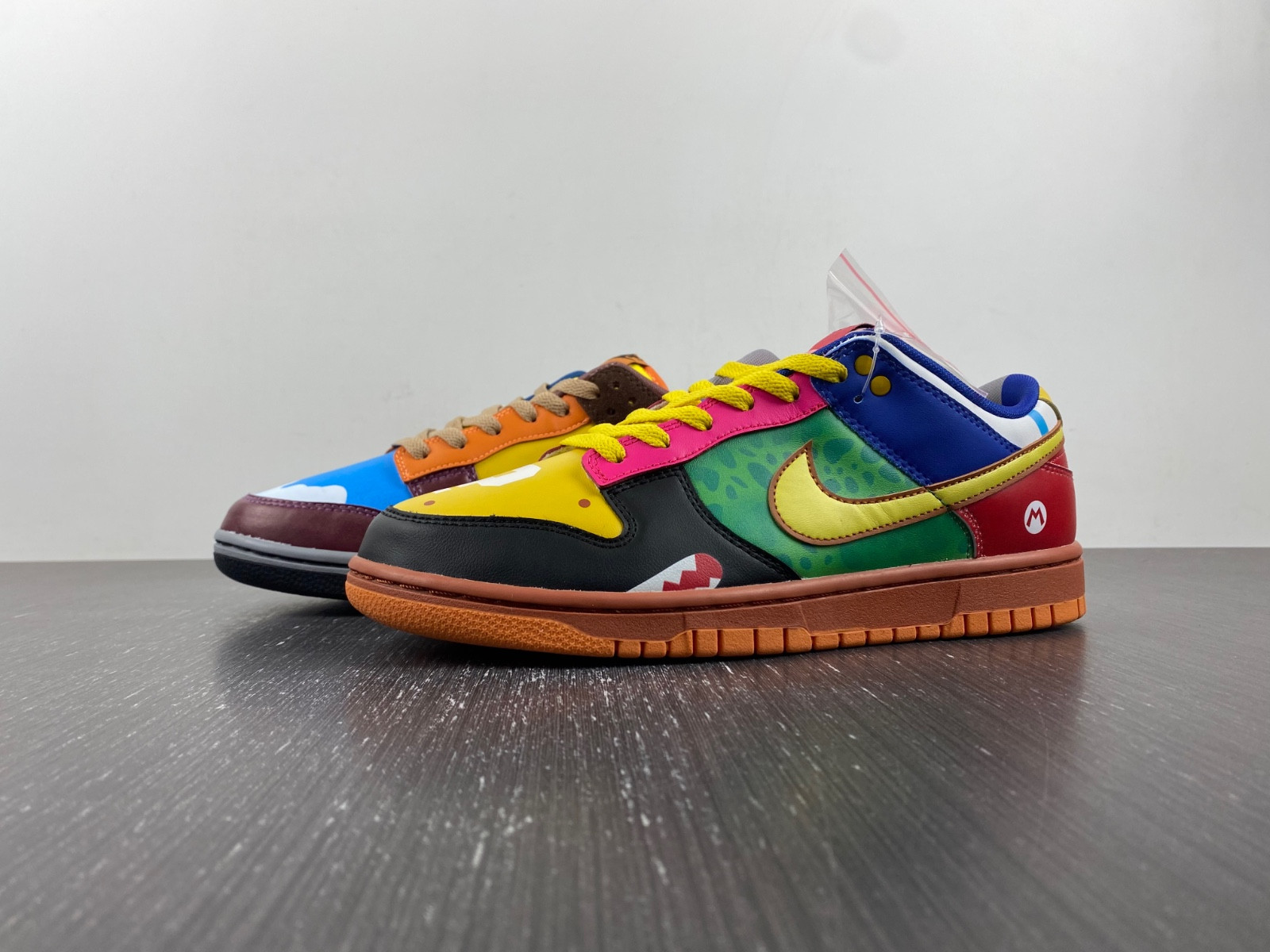 nike dunk low "what the S*per mario"