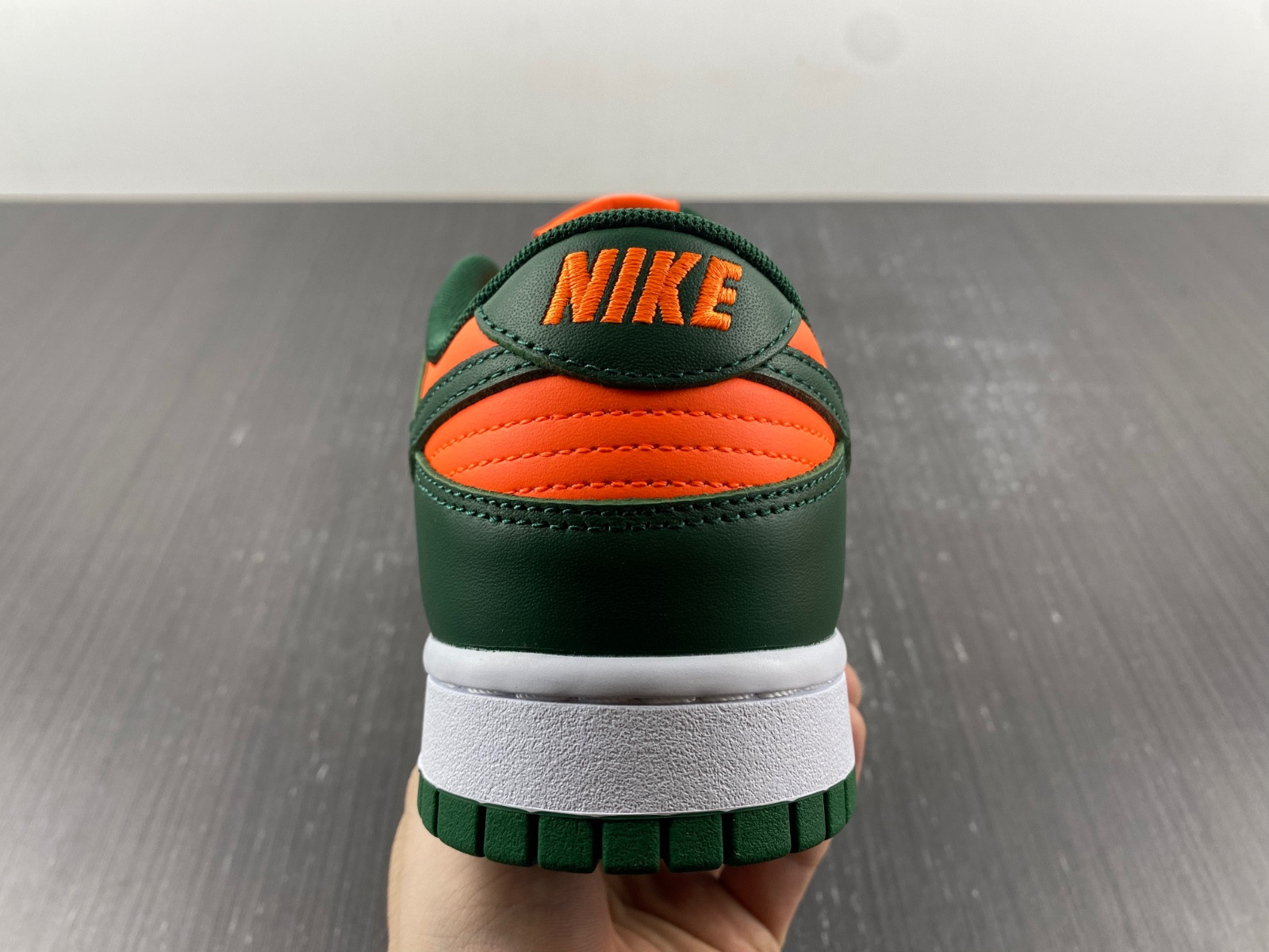 nike dunk low retro miami hurricanes - dd1391-300