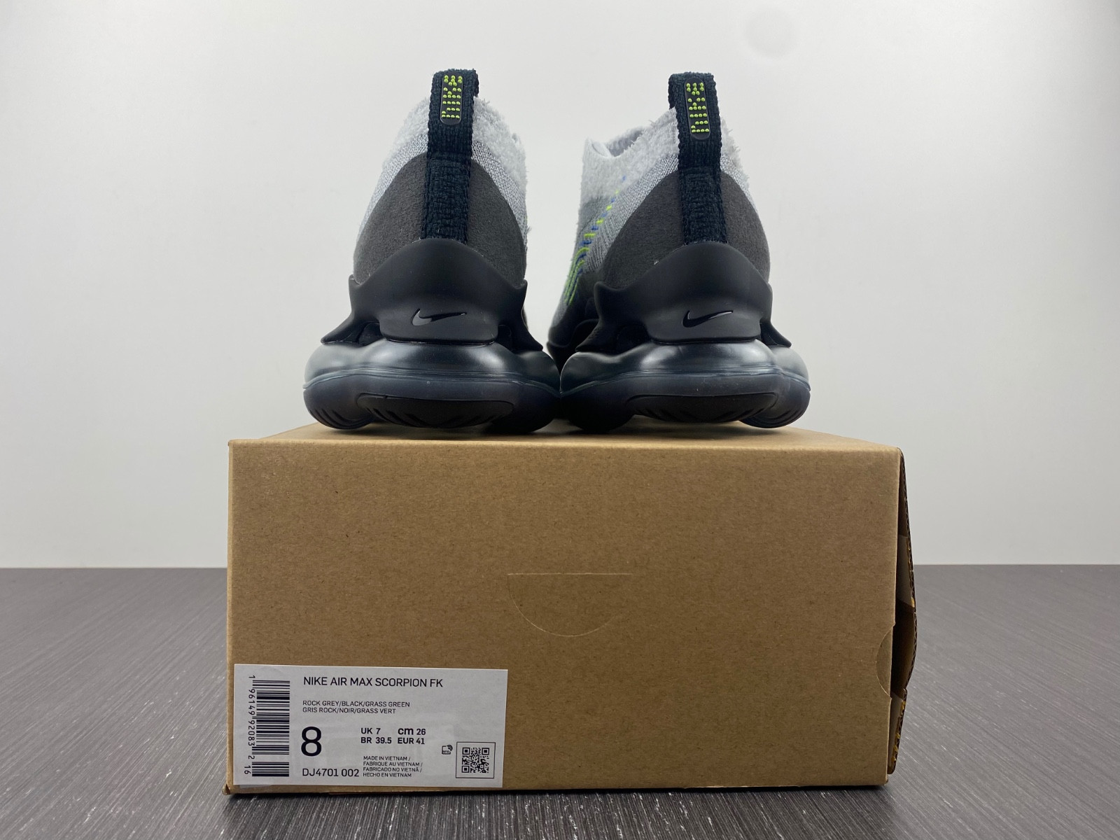 nike air max scorpion fk wolf grey - dj4701-002