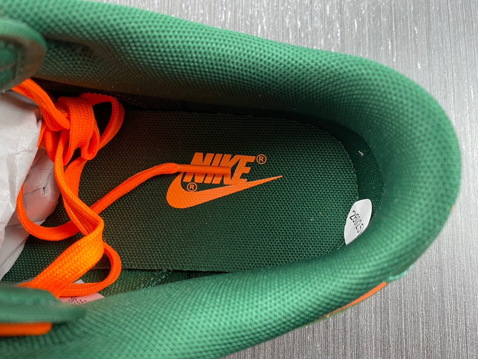 nike dunk low retro miami hurricanes - dd1391-300