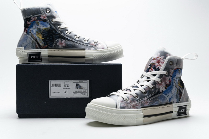 D*or b23 oblique high top sneaker