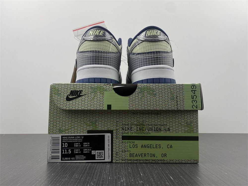 nike union la x dunk low - dj9649 401