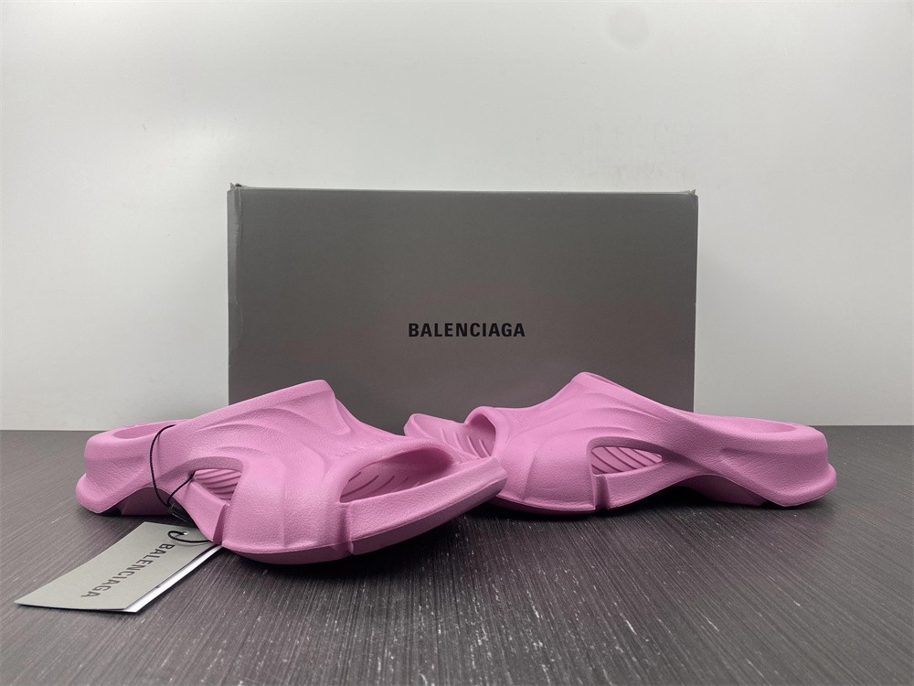 Ba*len*cia*ga mold slide sandal pink