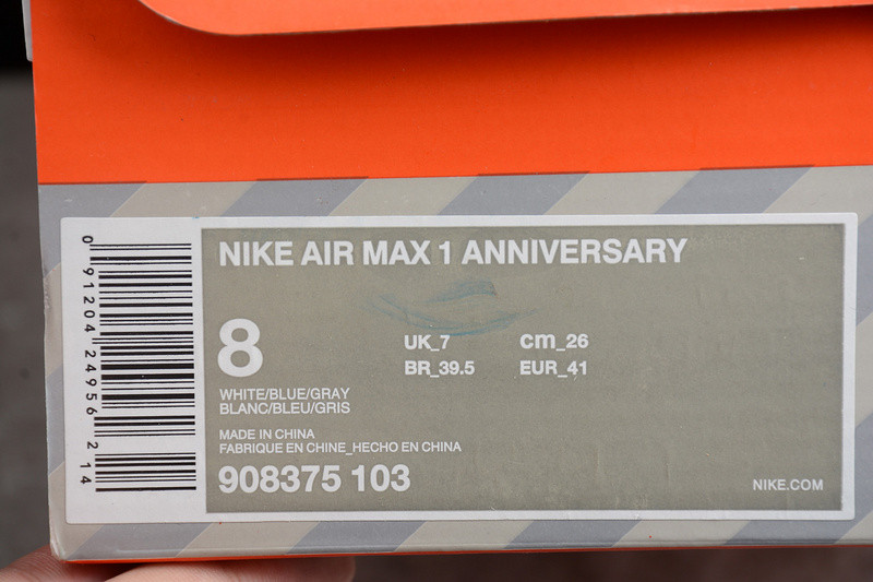 nike air max 1 anniversary red 908375-103