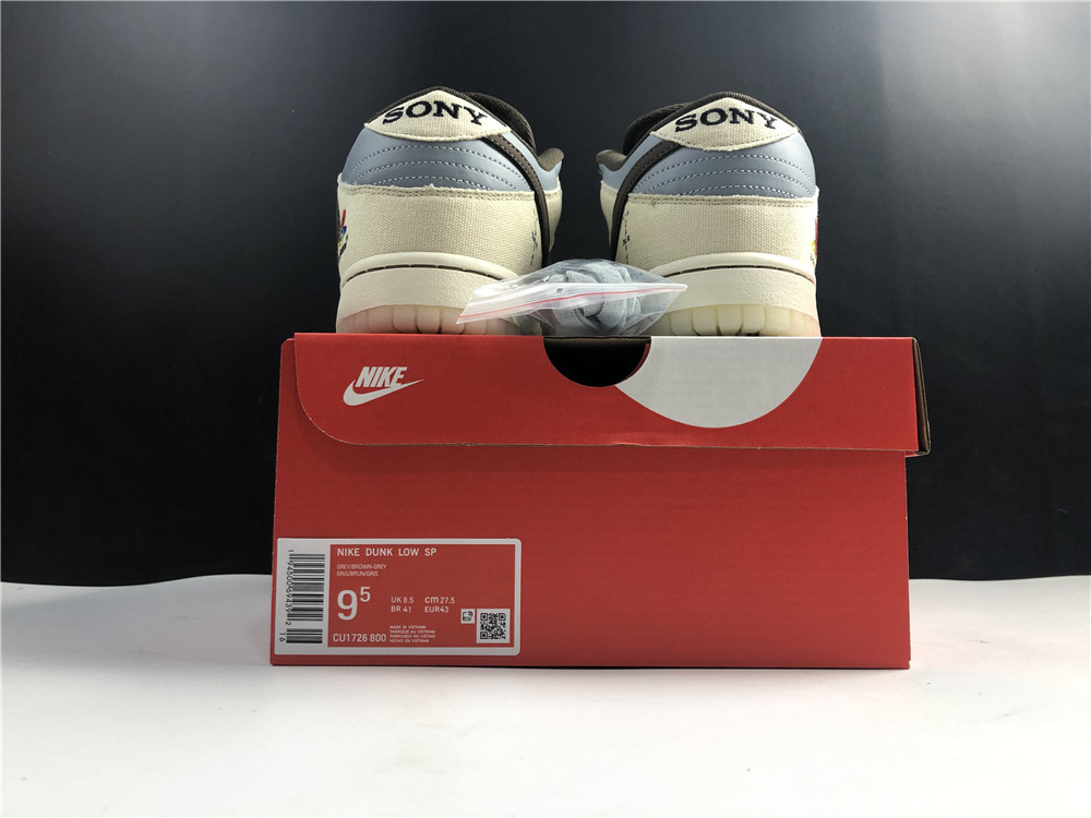 nike dunk low travis scott x playstation cu1726-800