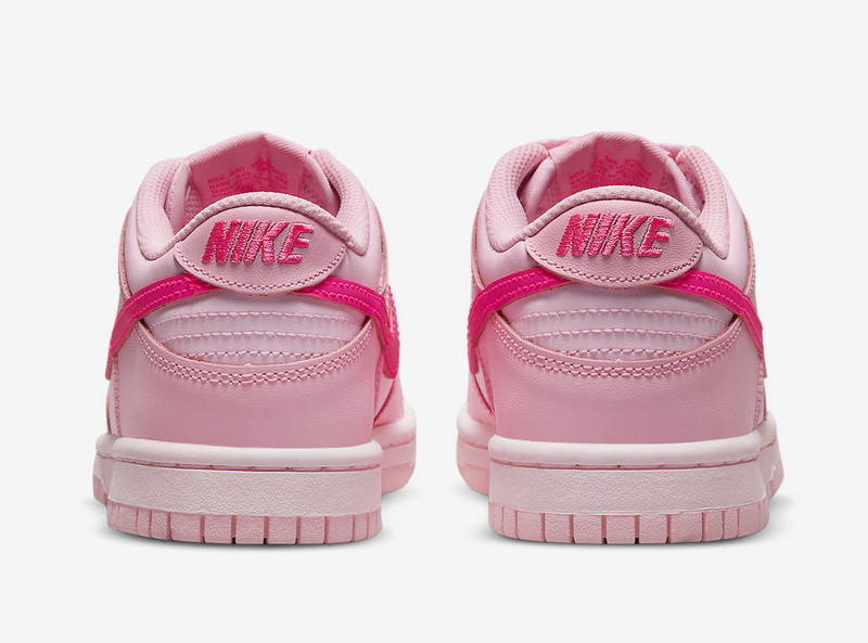 nike dunk low “triple pink” gs dh9765-600