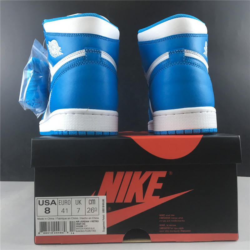 air jordan 1 retro unc 555088-117