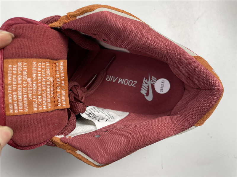 nike sb dunk low pro dark russet cedar - bq6817-202