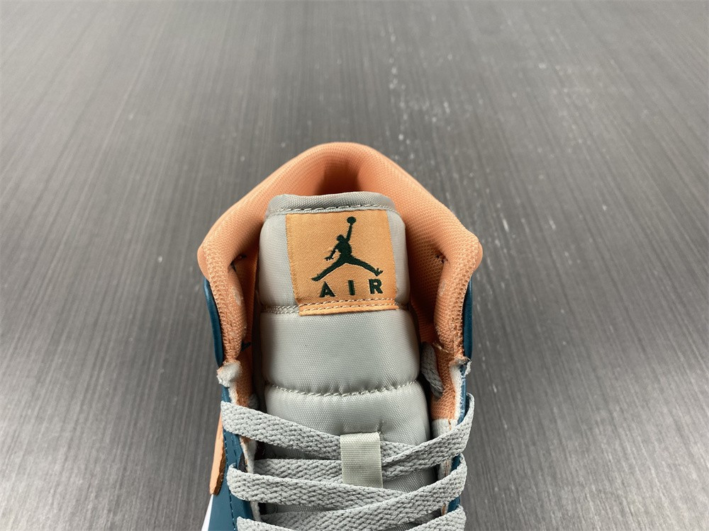 jordan 1 mid dark teal green (w) - bq6472-308