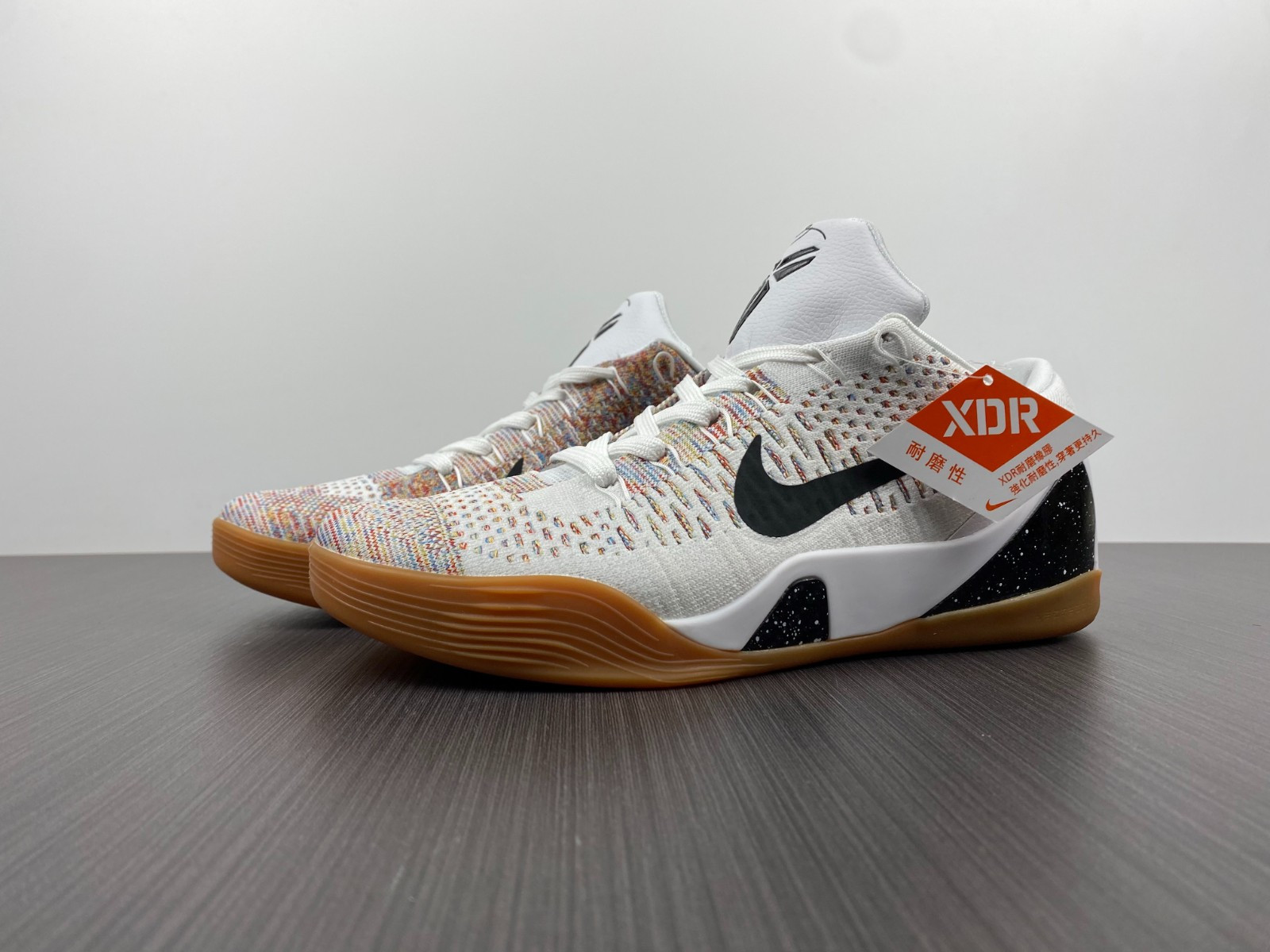 nike kobe 9 elite preM1vm low htm milan white multi 698595-109