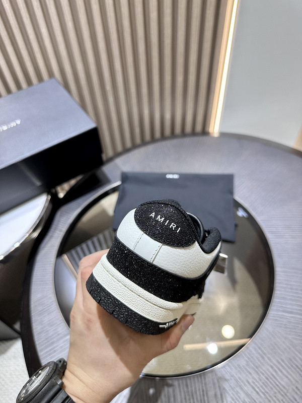 amiri skel top leather sneakers