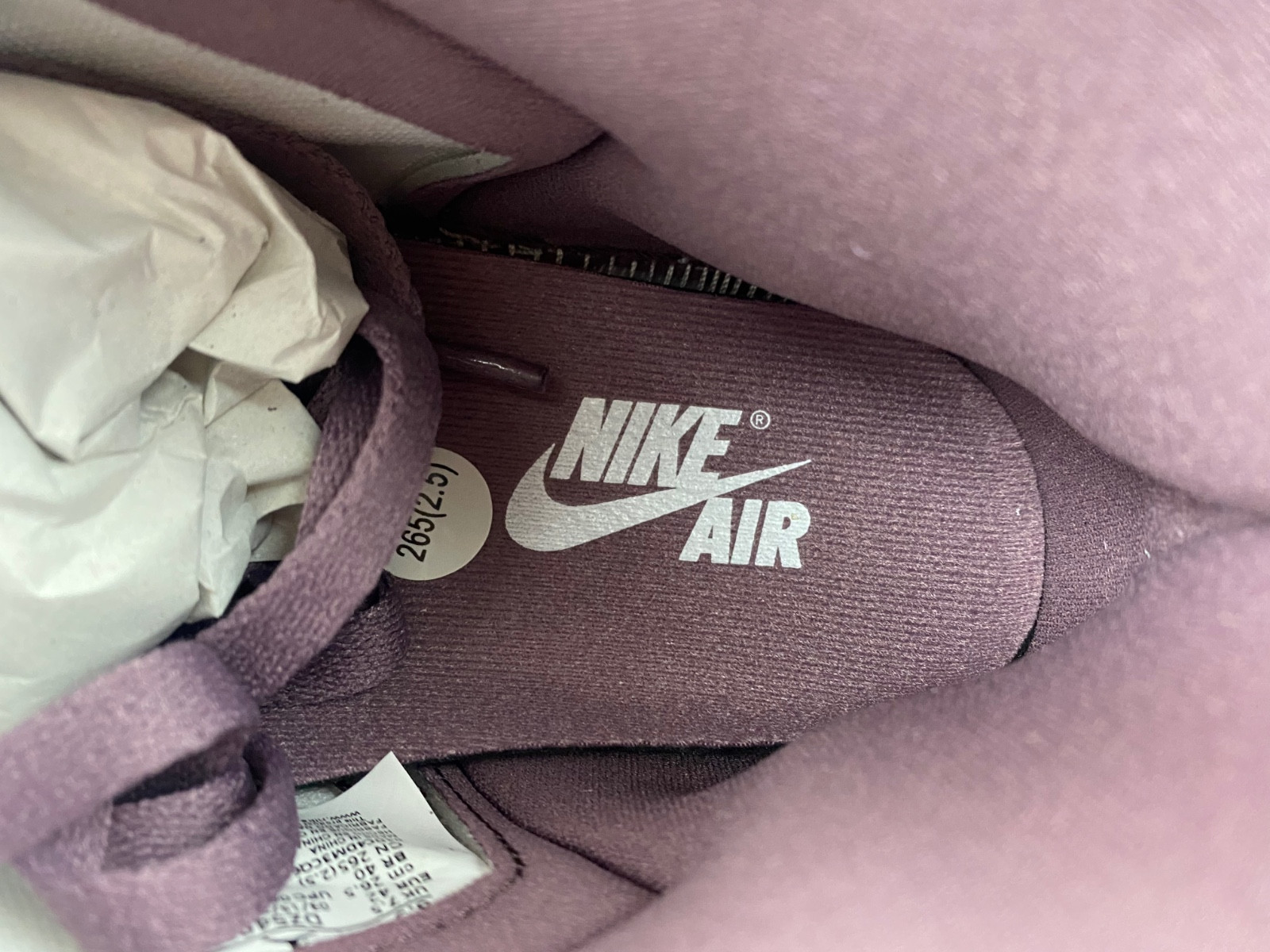 air jordan 1 high og mauve dz5485-105