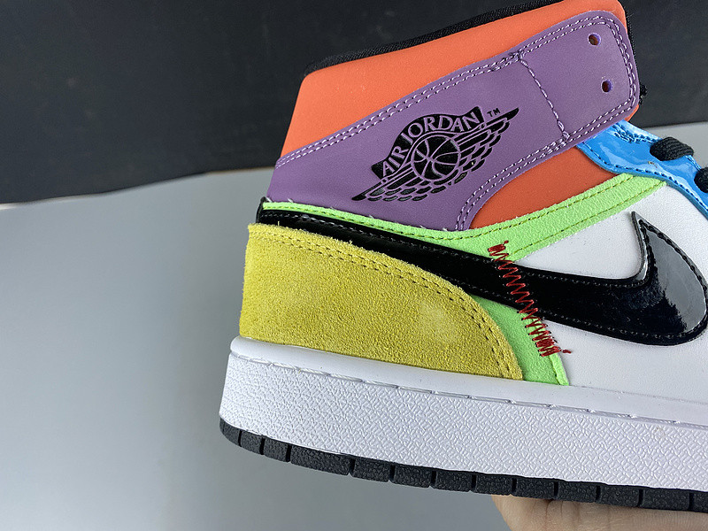 jordan 1 mid se multi-color (w) - cw1140-100