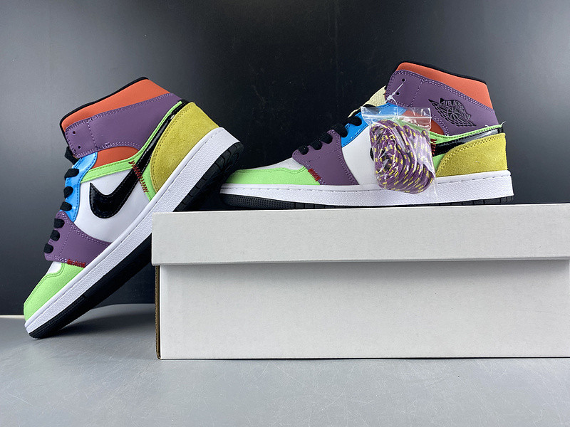 jordan 1 mid se multi-color (w) - cw1140-100