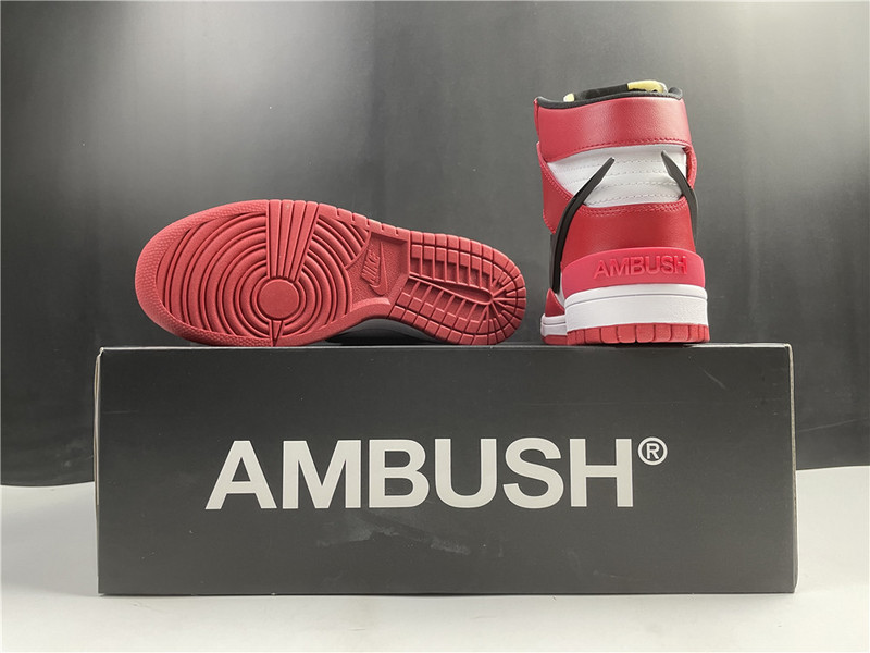 ambush nike dunk high deep royal red cu7544-102