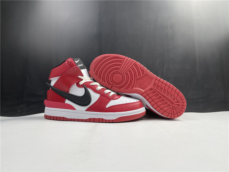 ambush nike dunk high deep royal red cu7544-102